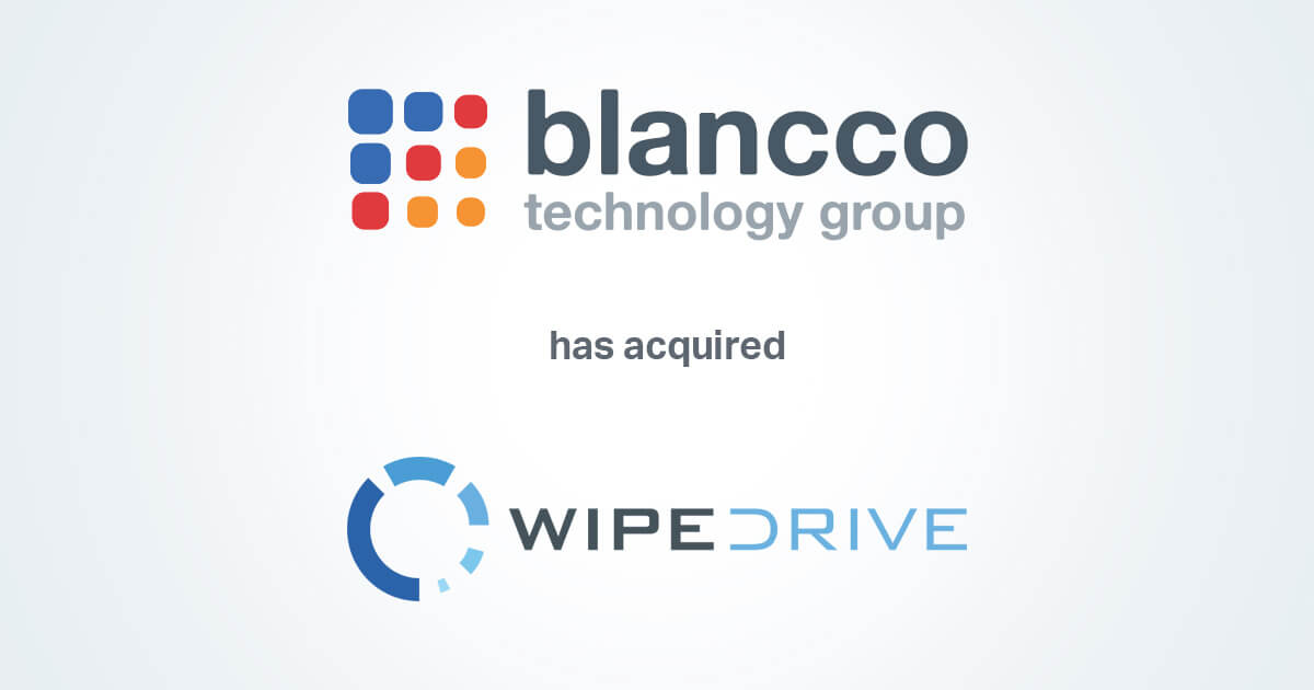 Blancco acquires WipeDrive Blancco